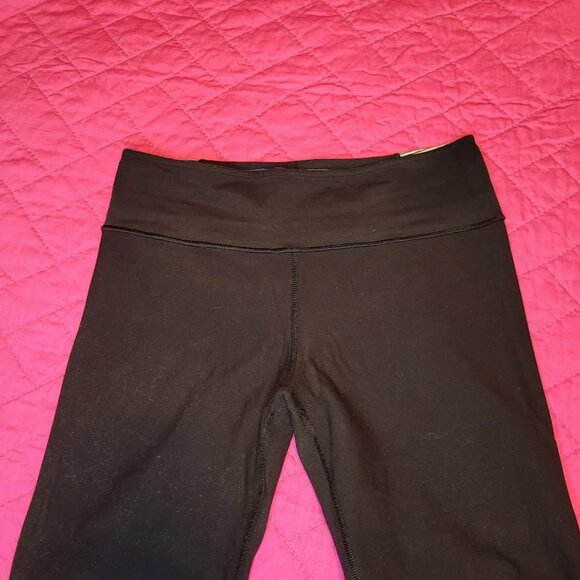 Lululemon Groove Bootcut Pants – Size 8, Black with Blue Stripe Waistband - Picture 4 of 5